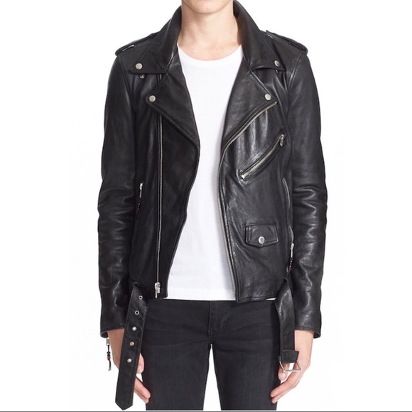 blk dnm biker jacket